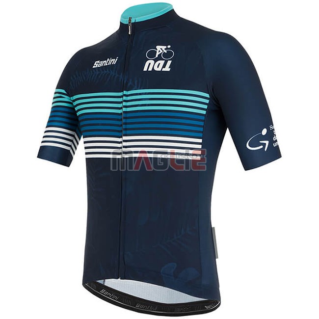 Maglia Tour Down Under Manica Corta 2019 Blu - Clicca l'immagine per chiudere